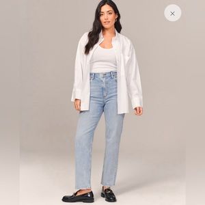 Curve Love Ultra High Rise Ankle Straight Jean